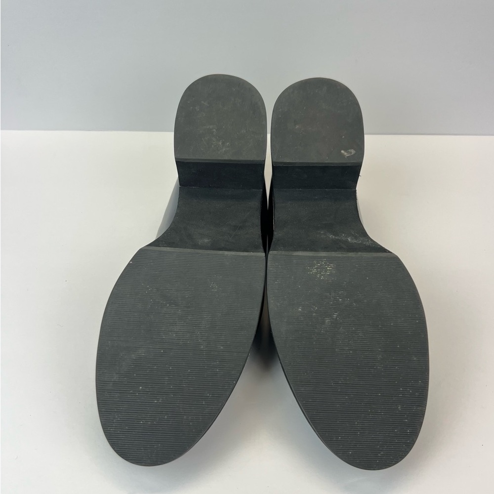 Eileen Fisher Black Patent Leather Loafers - Picture 4 of 9
